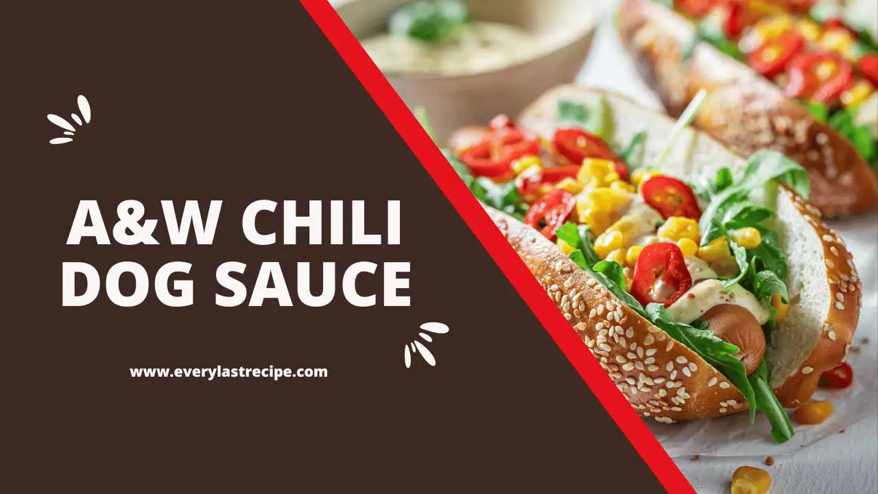 A&W Chili Dog Sauce Recipe