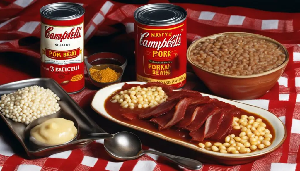 1950 Campbell's Pork & Beans Recipe Ingredients
