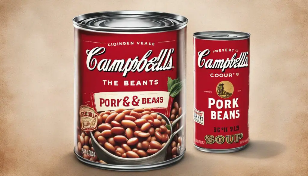 Campbell's pork and beans can