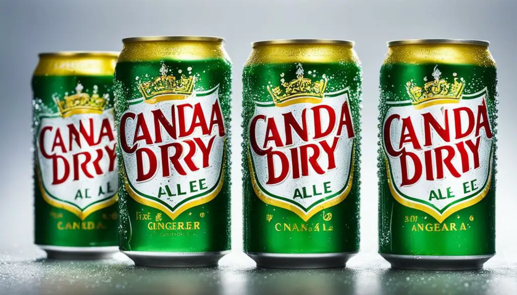 Canada Dry Ginger Ale Cans