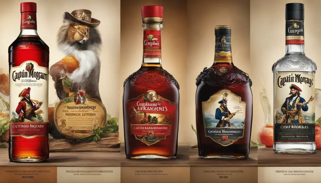 Captain Morgan's recipe evolution over time