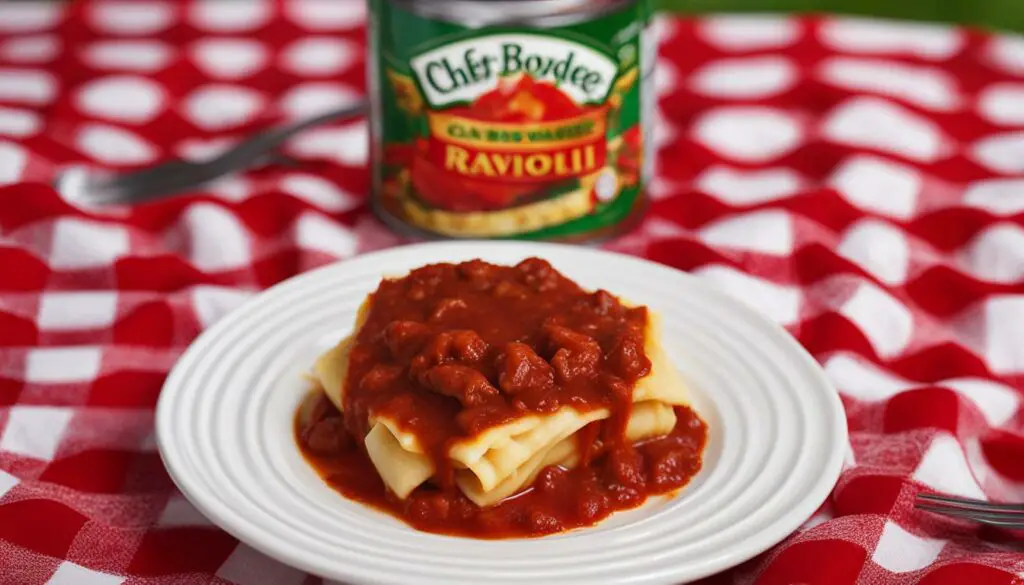 Chef Boyardee canned pasta products