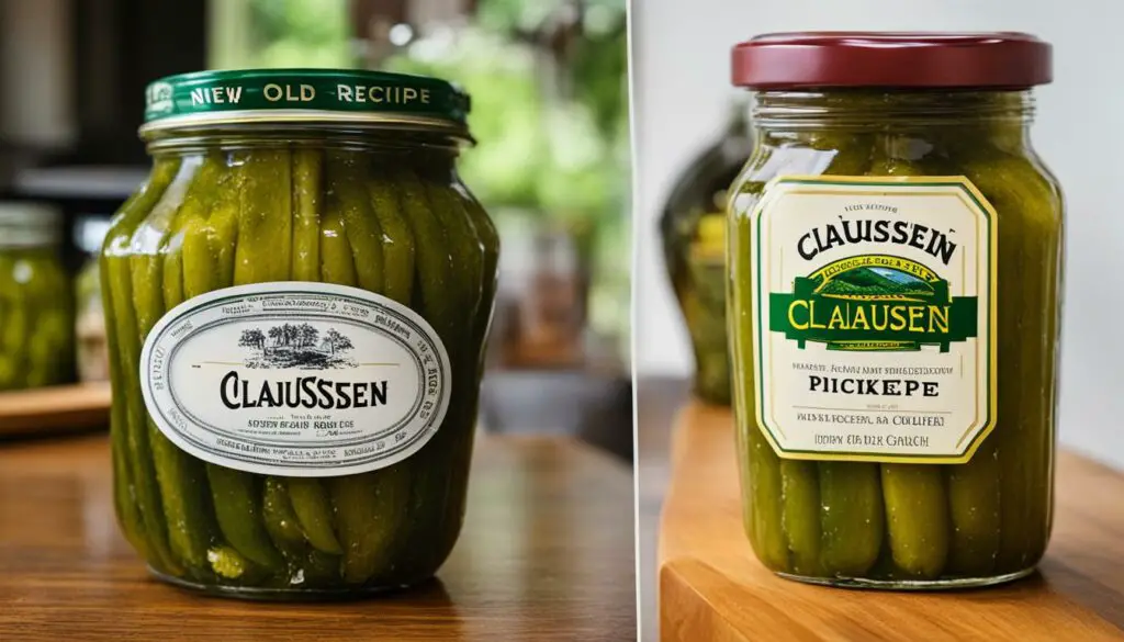Claussen pickles taste difference