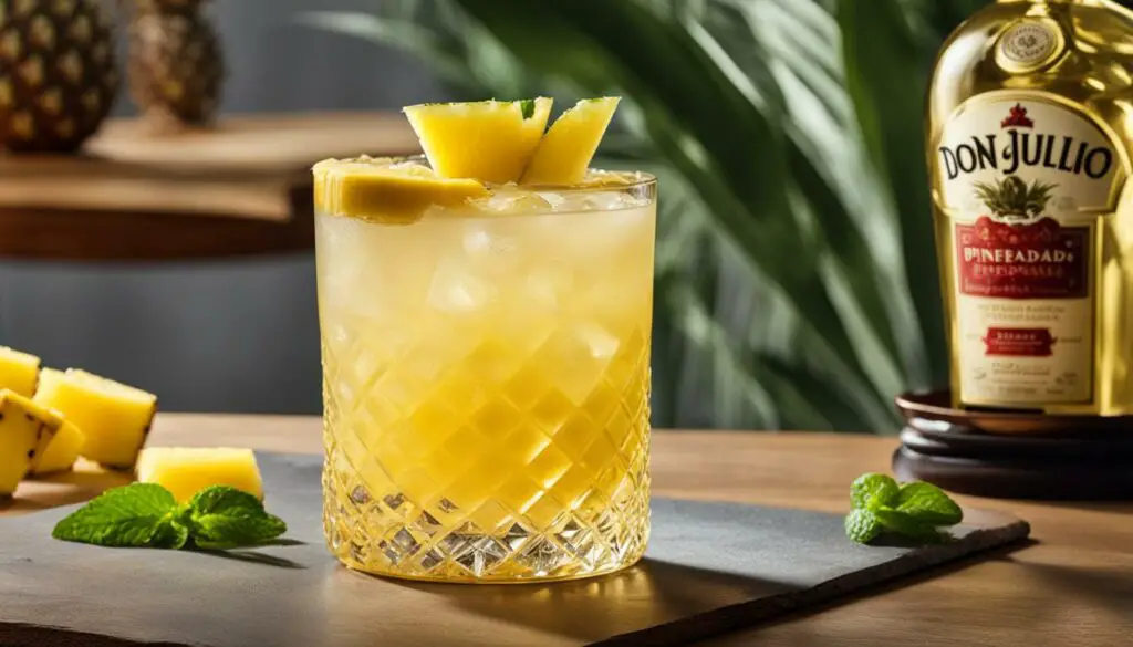 Don Julio Reposado Pineapple Smash cocktail
