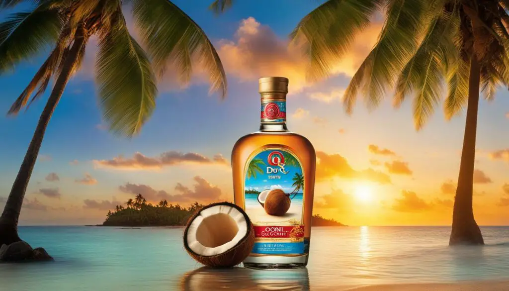 Don Q Coconut Rum Bottle