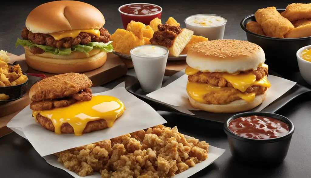 Hardees breakfast menu