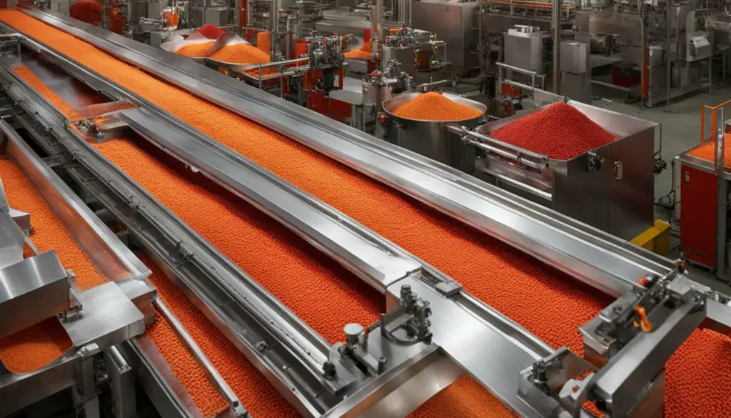 Hot Cheetos Production Line
