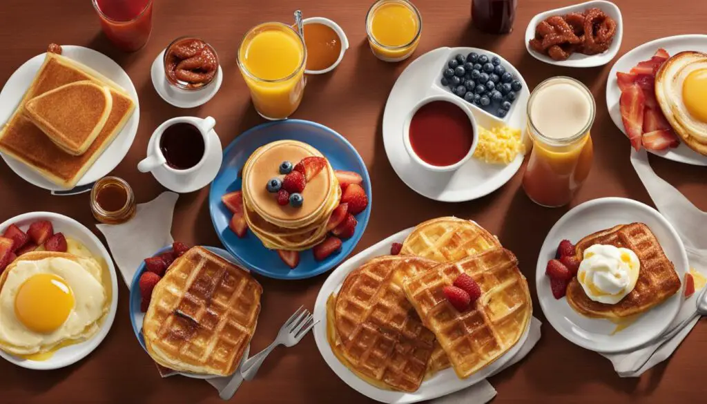 IHOP breakfast menu