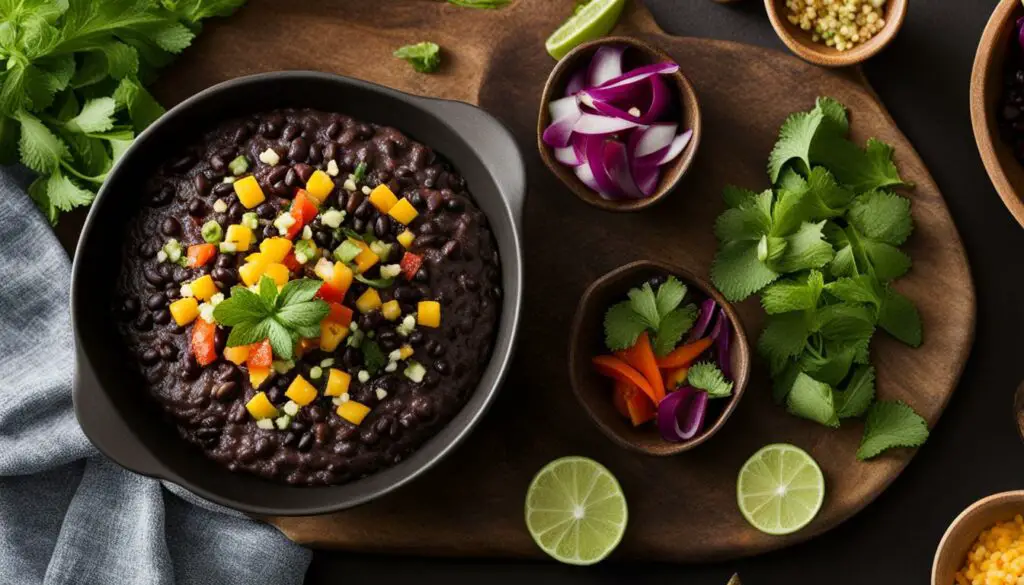 Lantana black bean dip