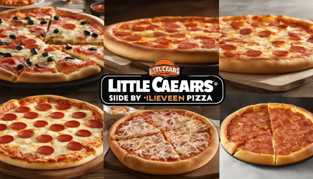 Little Caesars Pizza Comparison