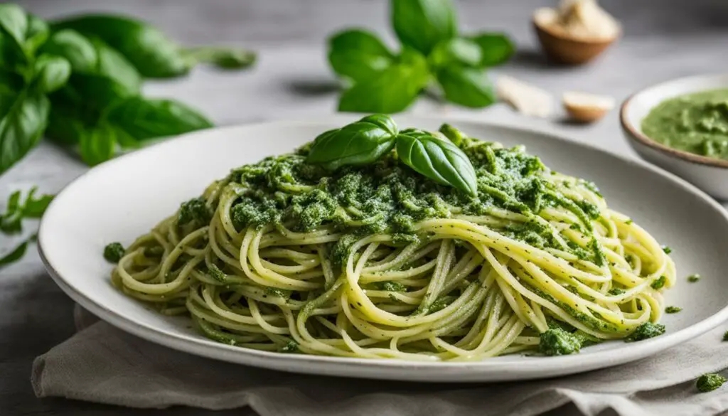 Nut-Free Pesto Pasta