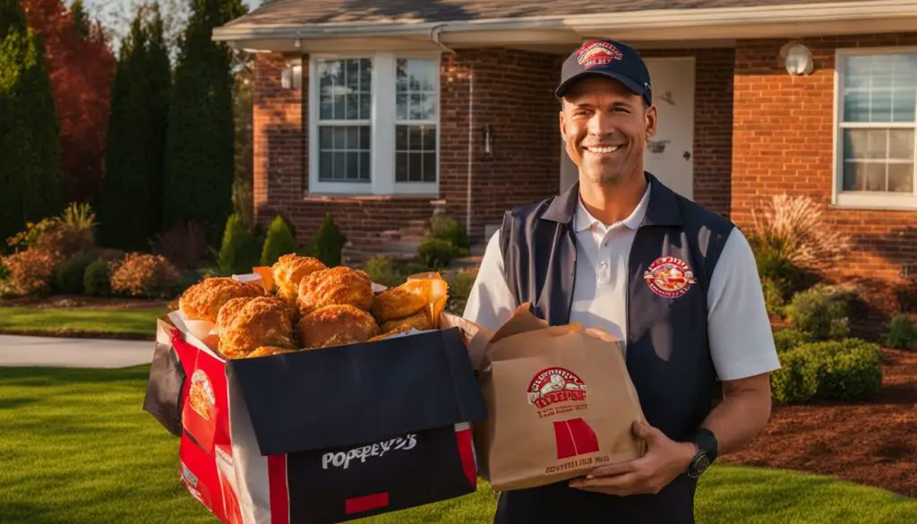 Popeye's breakfast delivery