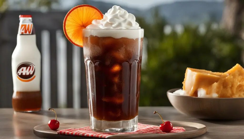 Refreshing A&W Root Beer Freeze