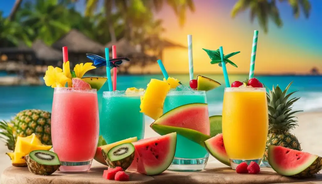 Refreshing mixers for Kinky Aloha Drinks