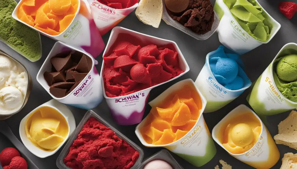 Schwan's ice cream product line