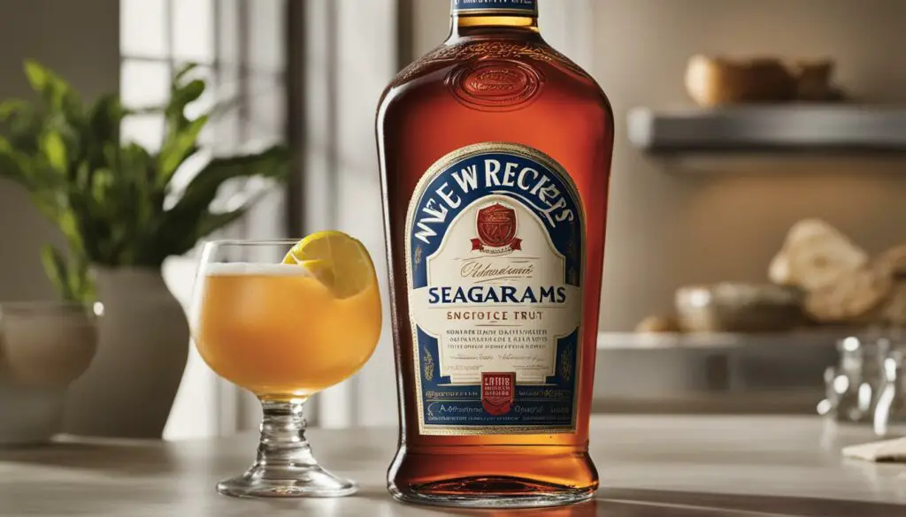 Seagrams bottle with new recipe update