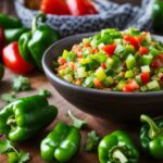 a salsa recipe uses green pepper