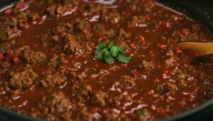 a sauce recipe calls for 4 pounds of ground beef