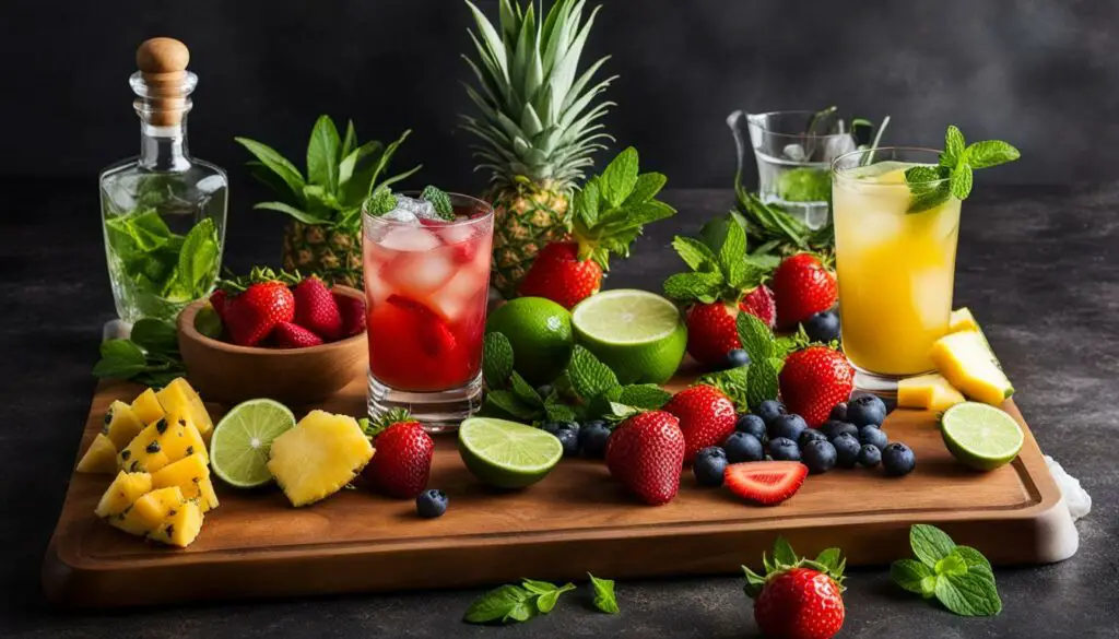 authentic cocktail ingredients