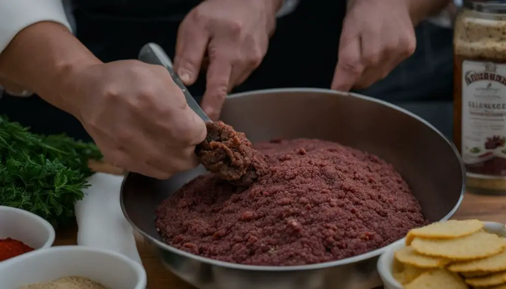 breakfast sausage making