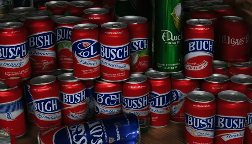 busch light cans