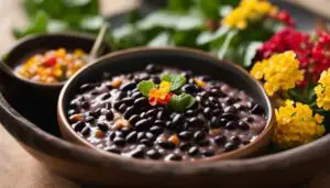 did lantana change black bean recipe