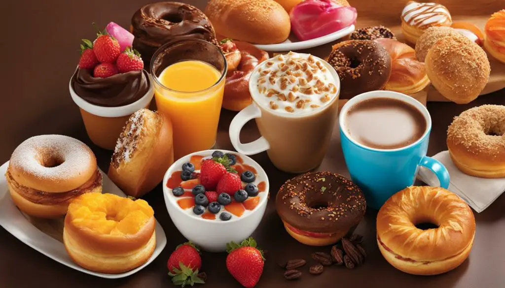 dunkin donuts breakfast menu