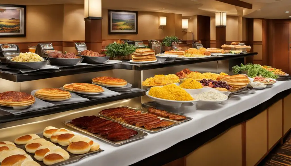 embassy suites breakfast buffet