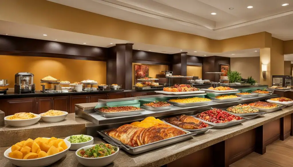 embassy suites breakfast buffet