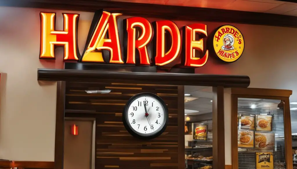 hardees breakfast closing time