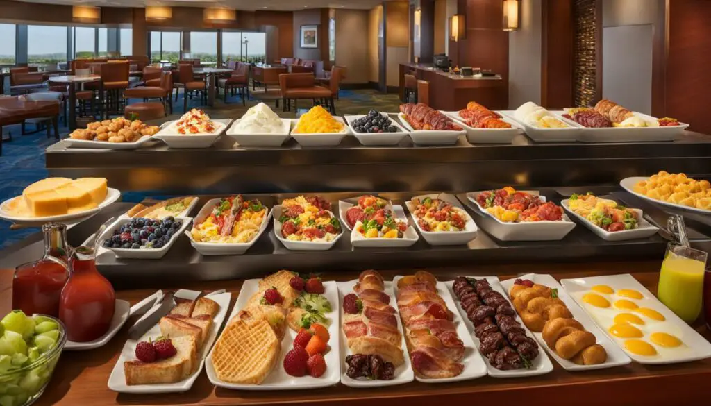 holiday inn express breakfast buffet