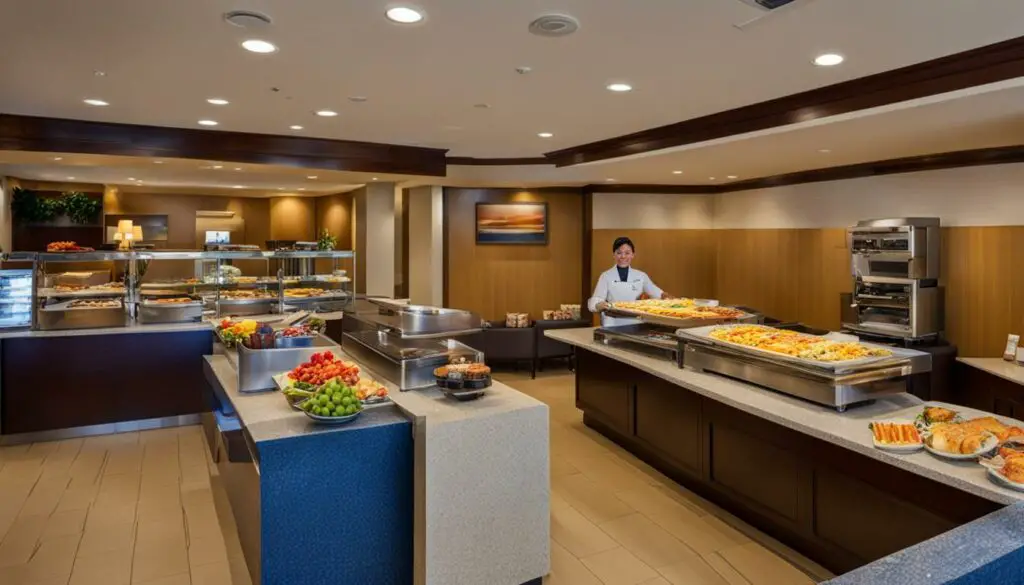 holiday inn express breakfast hours