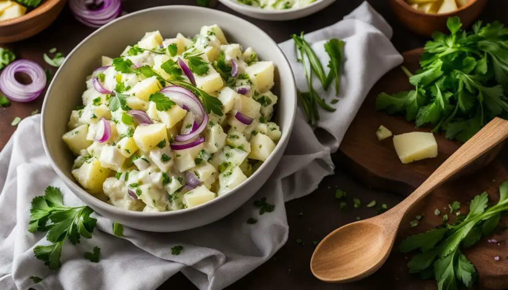 isaac's kitchen potato salad recipe adjustment