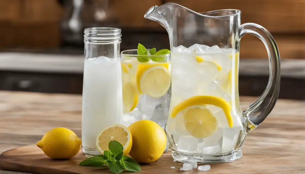 lemonade with sugar measurement