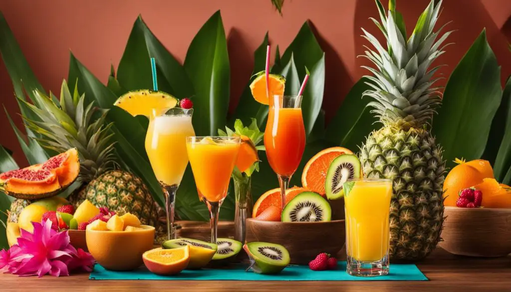 popular mixers for kinky aloha cocktails