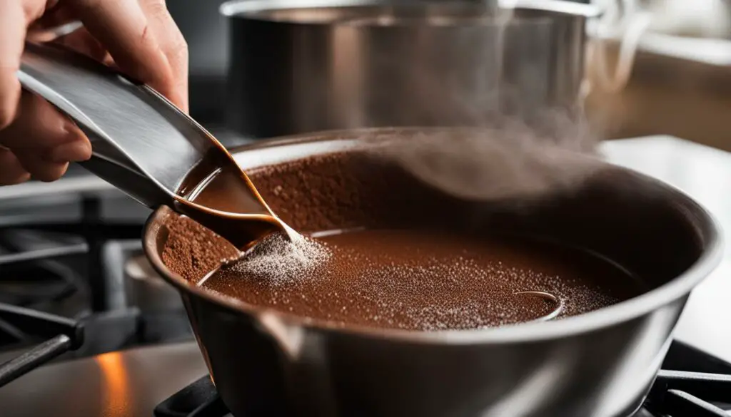 reducing sugar in fudge recipe