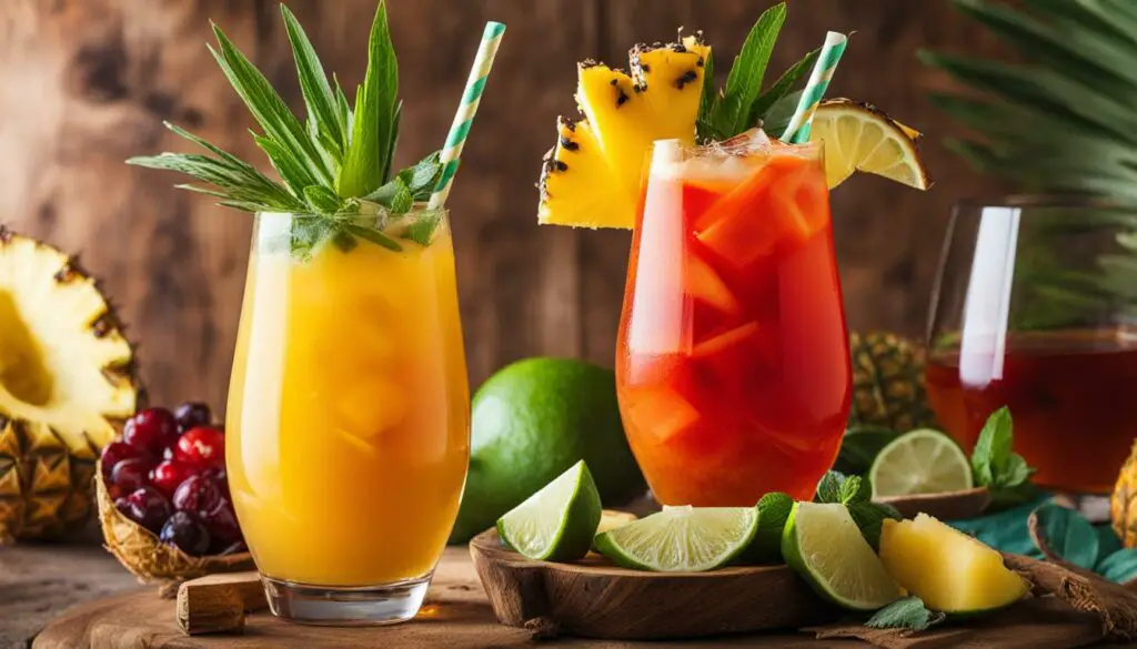 tropical rum punch recipes