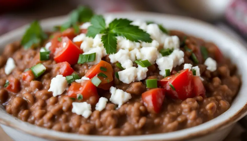 vegetarian refried beans