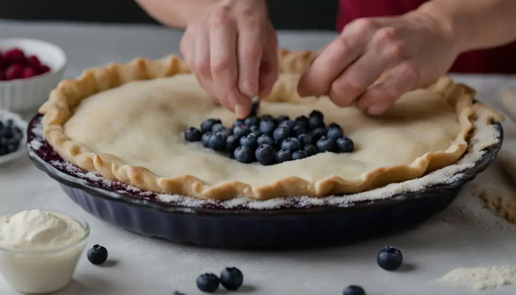 Baking the Blueberry Pie