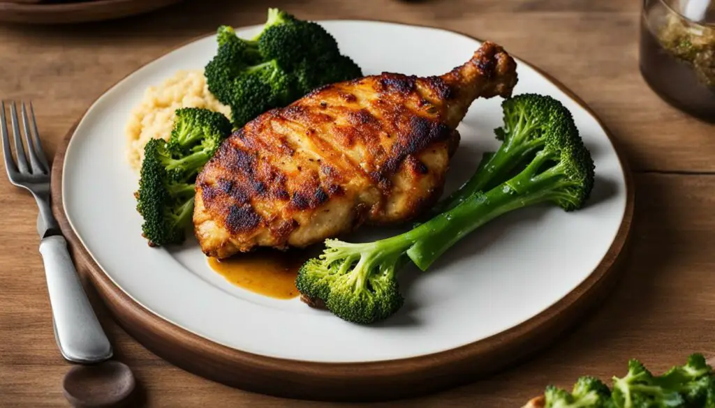Buttermilk Chicken with Char-Grilled Broccoli