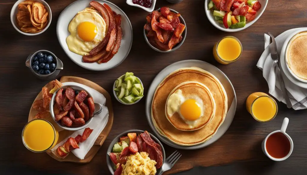 Chili's breakfast menu