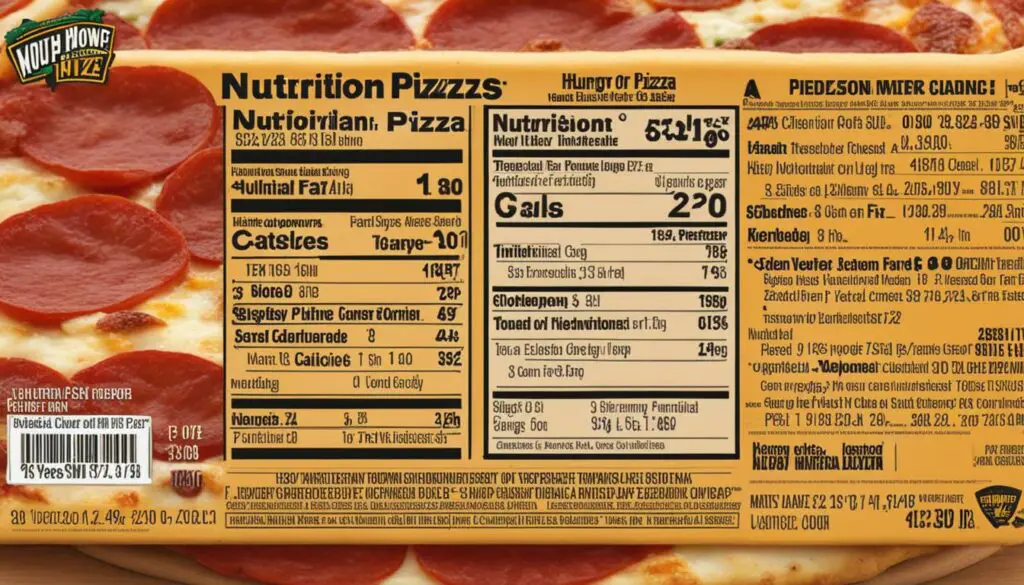 Hungry Howie's nutritional information