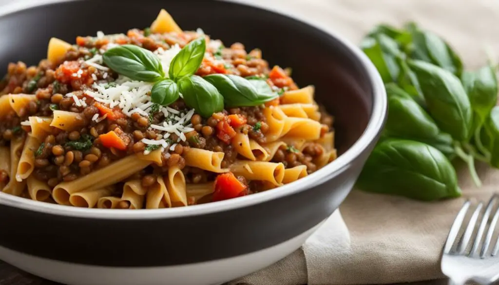 Italian lentil pasta recipe