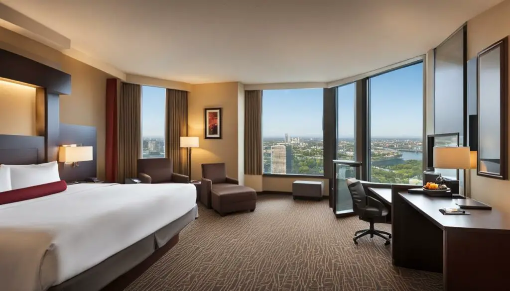 Ramada hotel room amenities