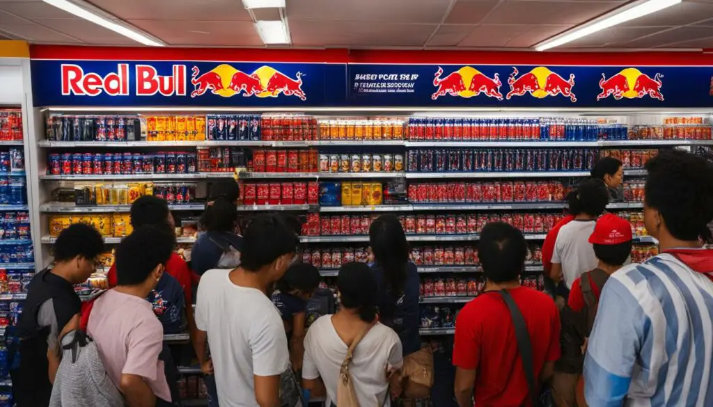 Red Bull popularity and sales