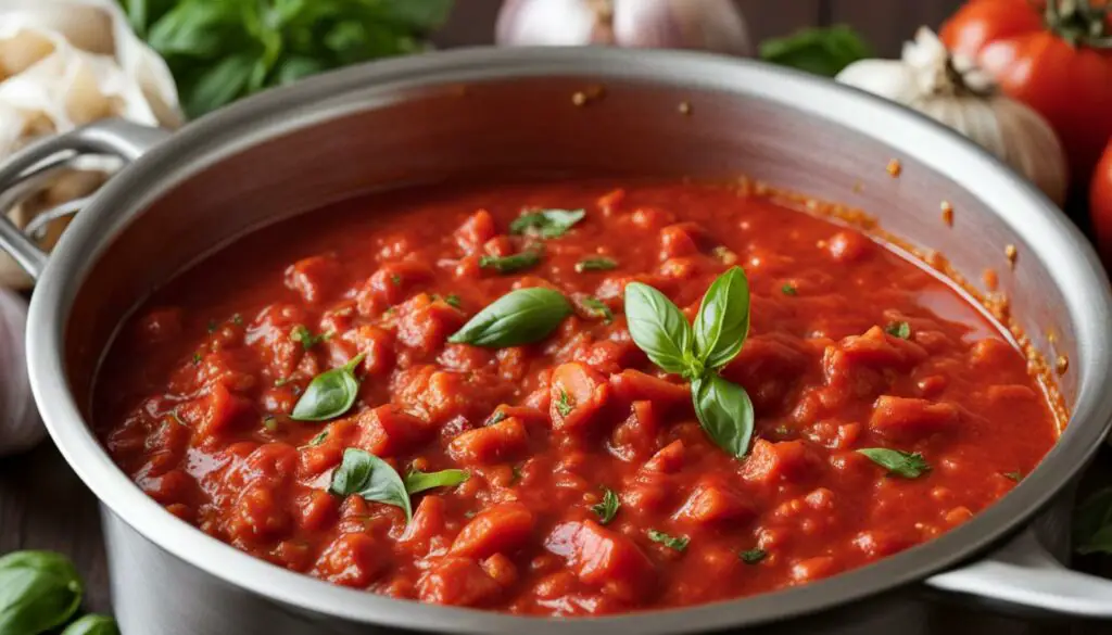 Simple Tomato Sauce with Canned Tomatoes