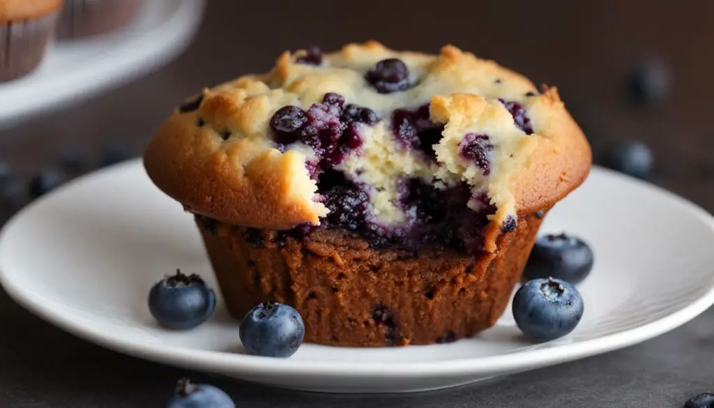 blueberry muffin with chocolate chips