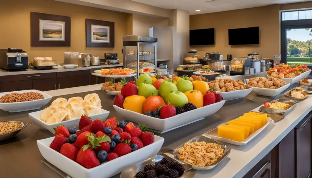 breakfast availability at candlewood suites