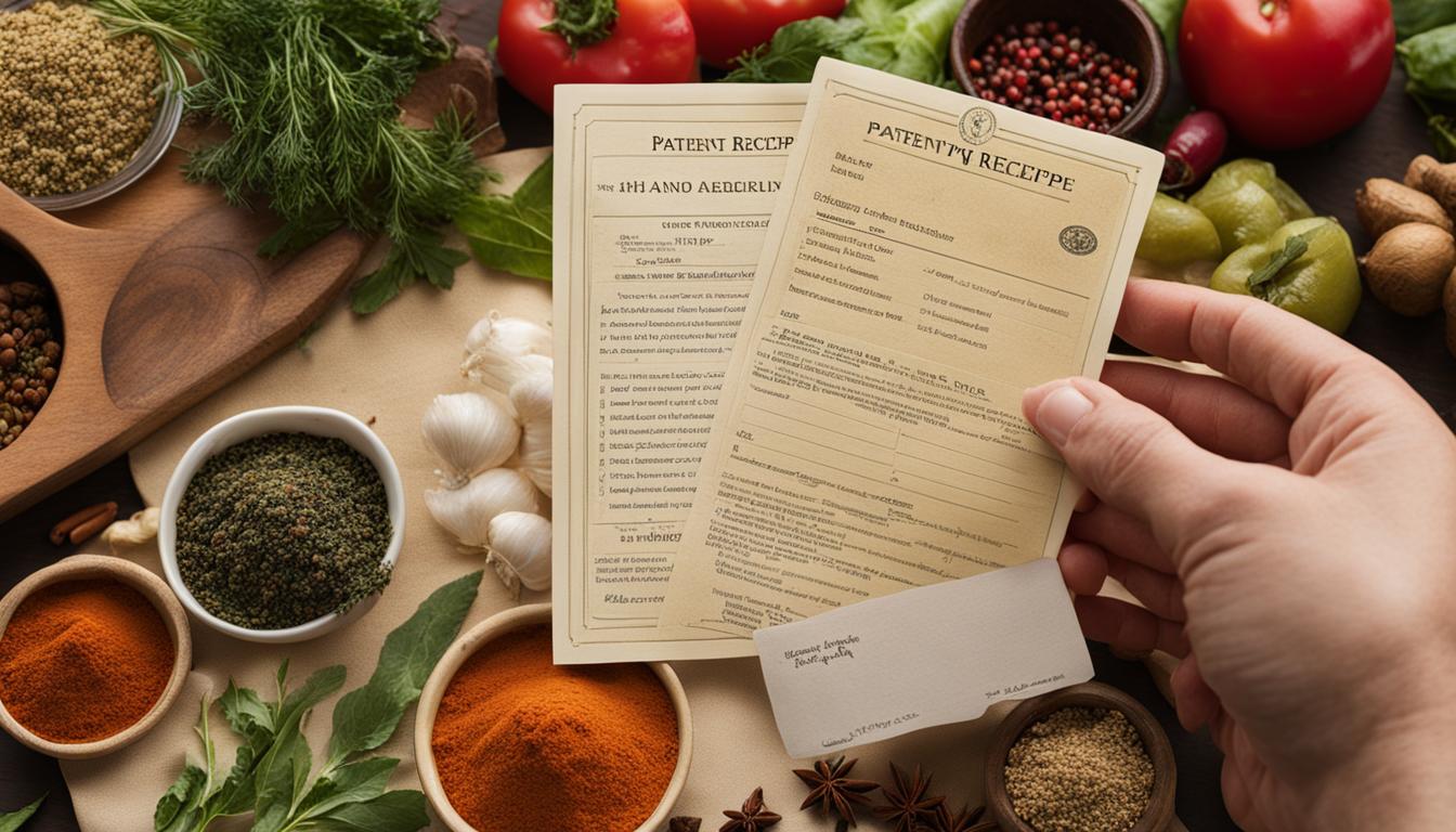 can you patent a recipe