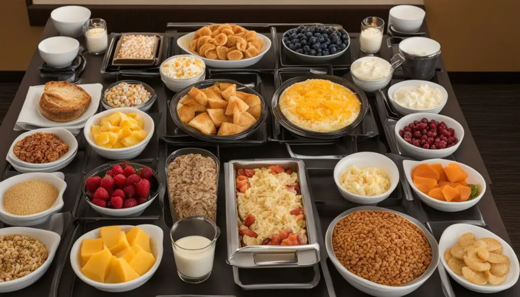candlewood suites breakfast options